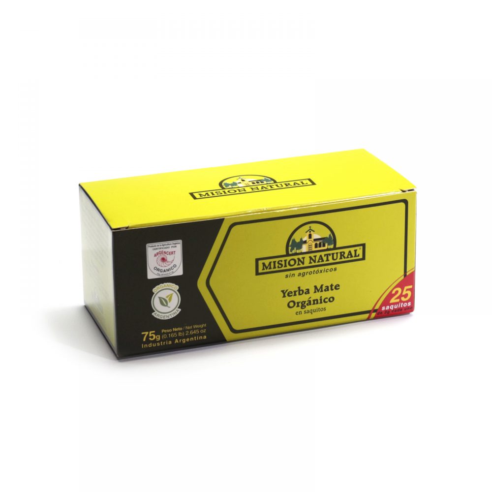 Yerba mate en saquitos